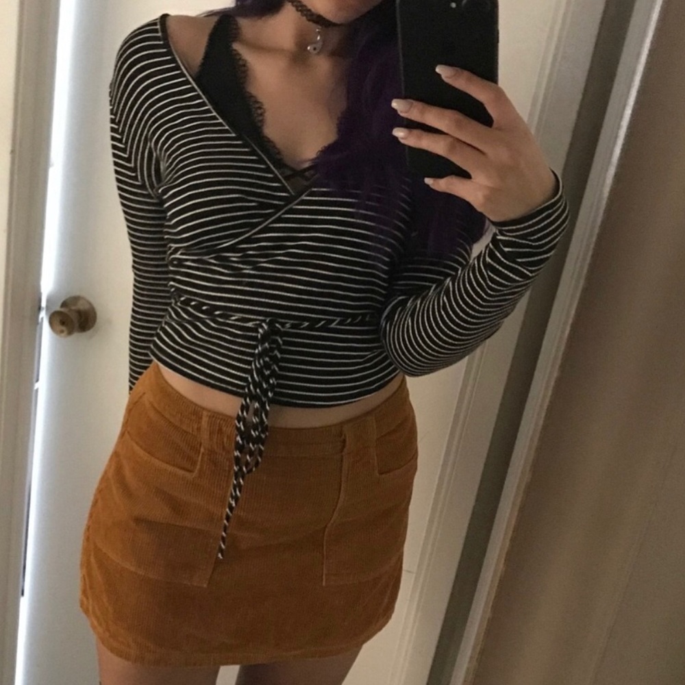 Corduroy skirt